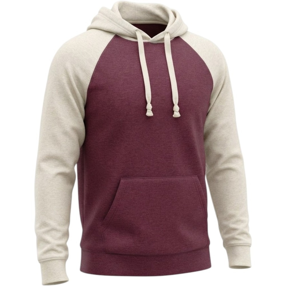SO Lounge Life Game Day Sweatshirt Womens Medium Burgundy Gray Raglan Hoodie